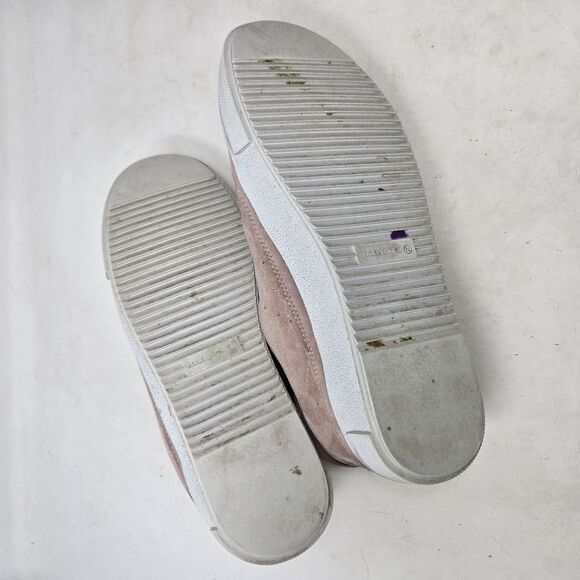ALLSAINTS Trish Platform Lace Up Sneaker blush Suede Women’s Size 38 EU | 7-7.5 - Picture 9 of 10